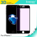 Hot selling!3D curved full cover carbon fiber tempered glass screen protector for Iphone7